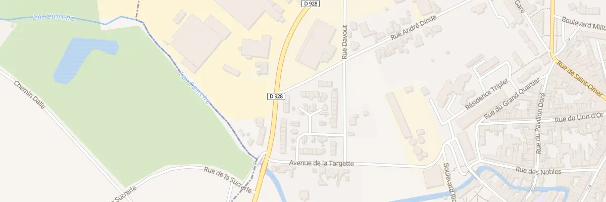 Plan du 2 Rue André Dinde à Hesdin-la-Forêt