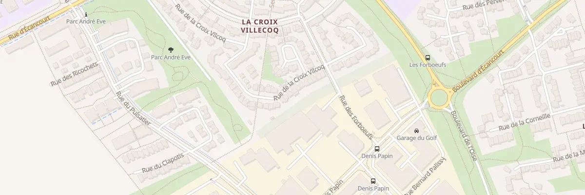 Plan du 92 Rue de la Croix Villecoq à Jouy-le-Moutier
