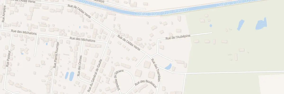 Plan du 81 Rue de l’Allée Verte à Lamotte-Beuvron