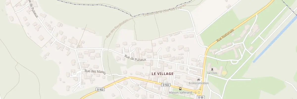 Plan du 20 Rue de Puiseux à Vauréal