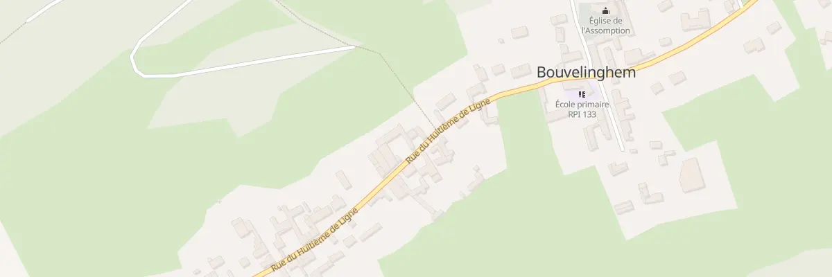 Plan du 31 Rue du Huitieme de Ligne à Bouvelinghem