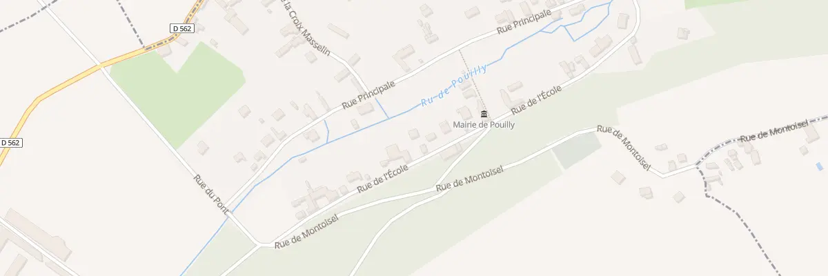 Plan du 25 Rue de l’Ecole à Pouilly