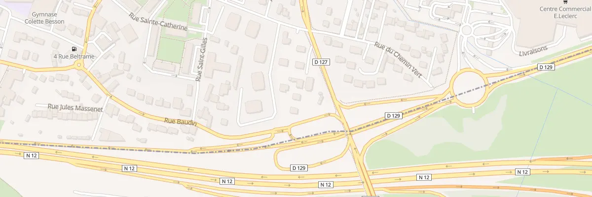 Plan du 33B Rue Baudin à Bois-d’Arcy