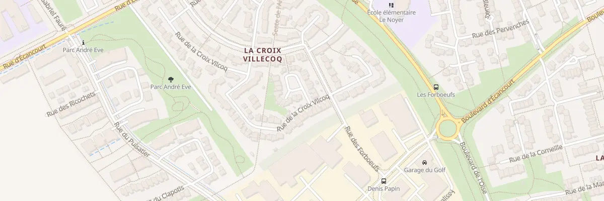 Plan du 47 Rue de la Croix Villecoq à Jouy-le-Moutier