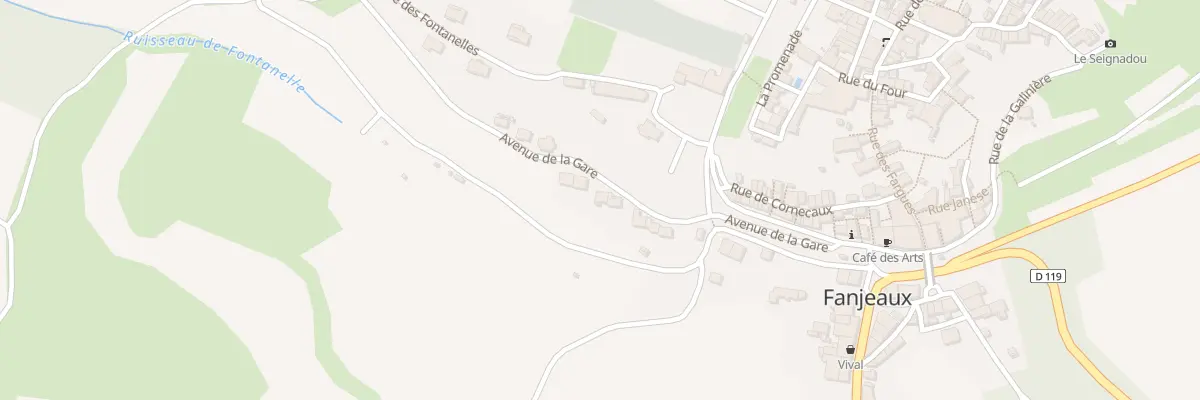 Plan du 15G Le Village à Fanjeaux