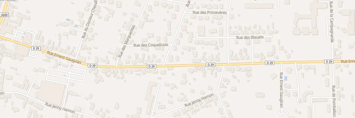 Plan du 47 Rue Ernest Gaugiran à Lamotte-Beuvron