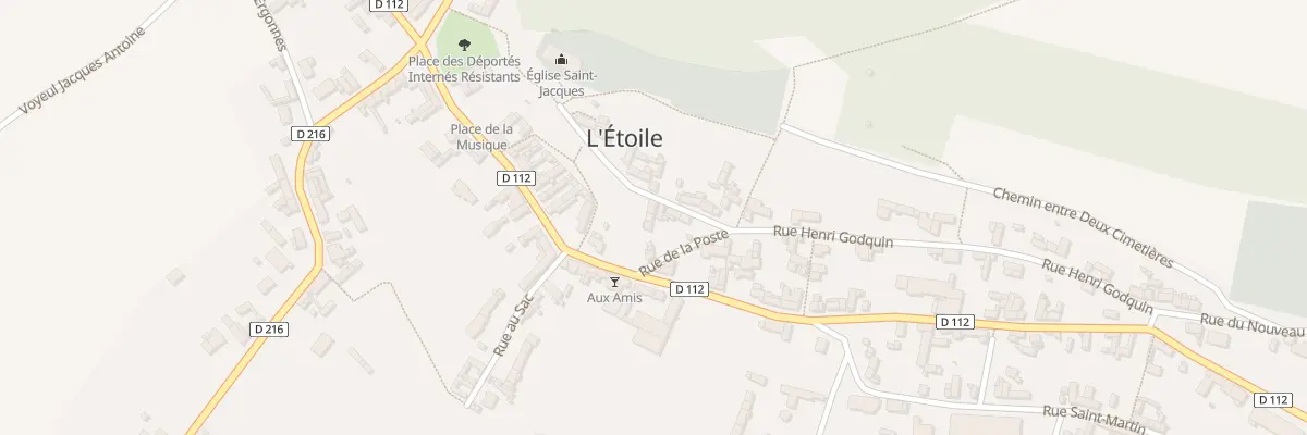 Plan du 9 Rue de l’Eglise à L’Étoile