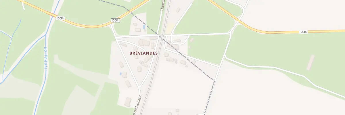 Plan du 7 Breviandes à Sainte-Lizaigne