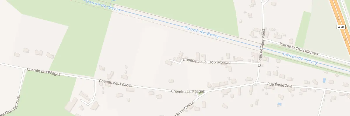 Plan du 14C Imp de la Croix Moreau à Vierzon