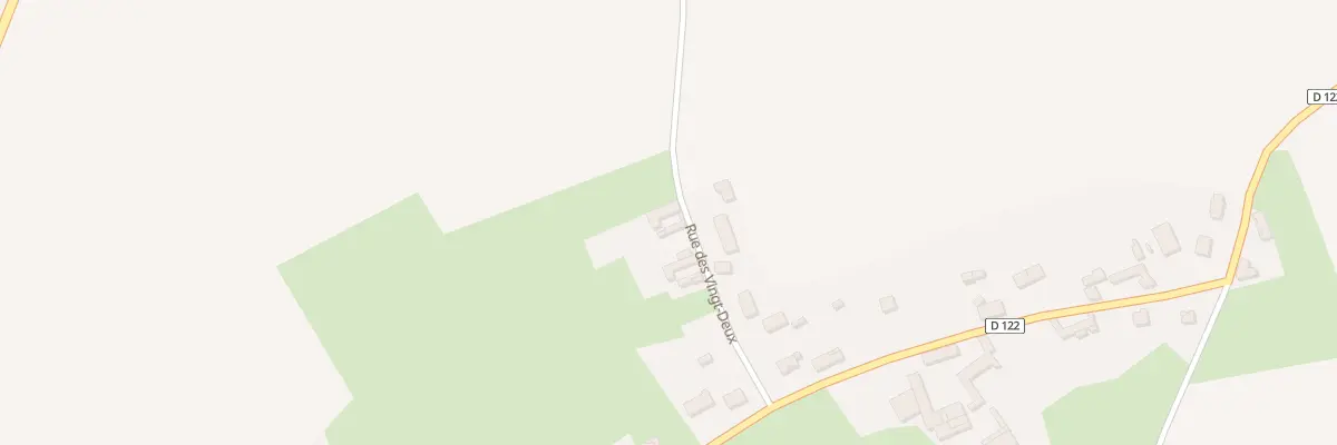 Plan du 3 Rue des Vingt Deux au Quesnoy-en-Artois