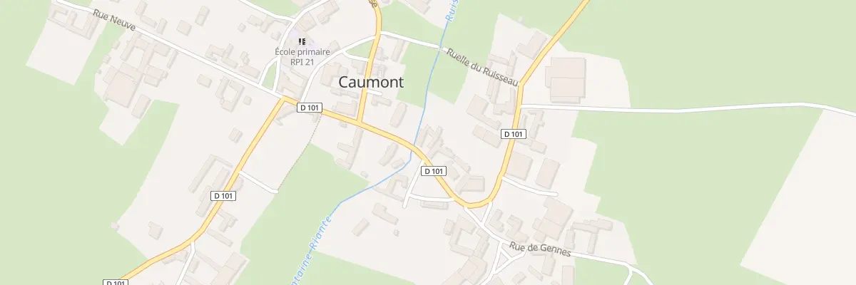 Plan du 4 Rue du Pont à Caumont