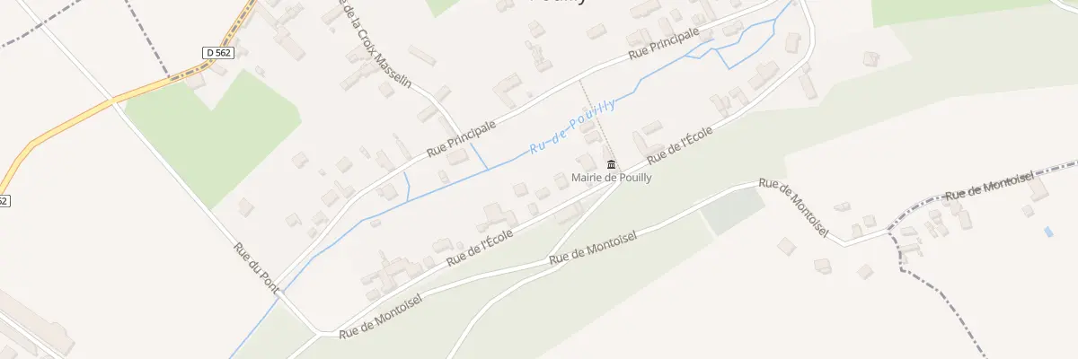 Plan du 23 Rue de l’Ecole à Pouilly