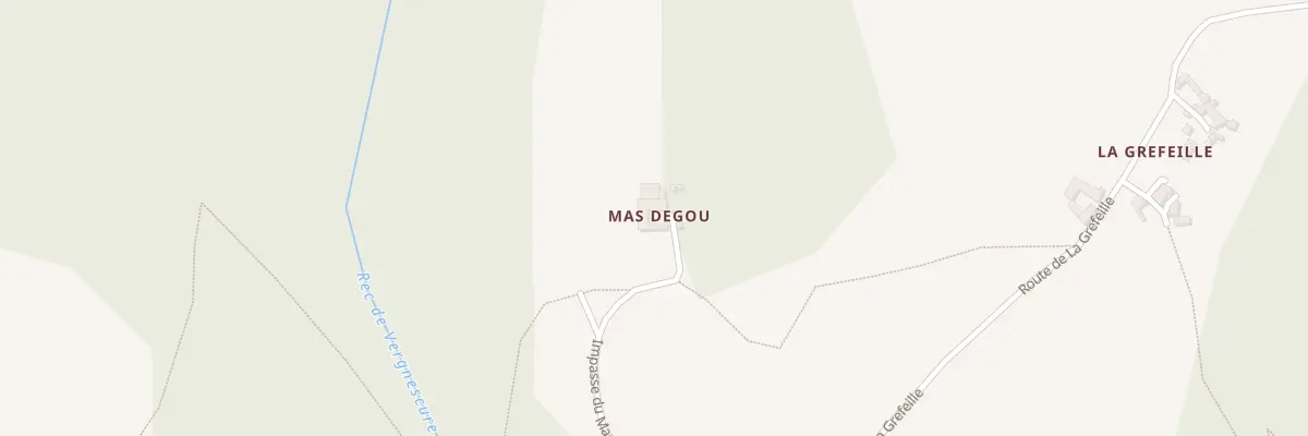 Plan du 5013 Mas Degou à Laparrouquial