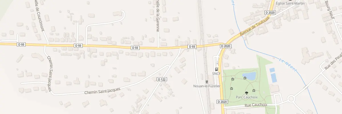 Plan du 3 Rue des Bruyères à Nouan-le-Fuzelier