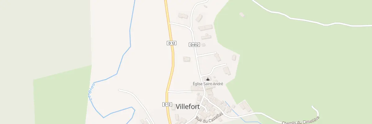 Plan du 45 Le Village à Villefort