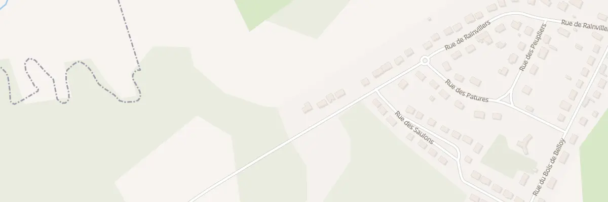 Plan du 499 Rue de Rainvillers à Aux Marais