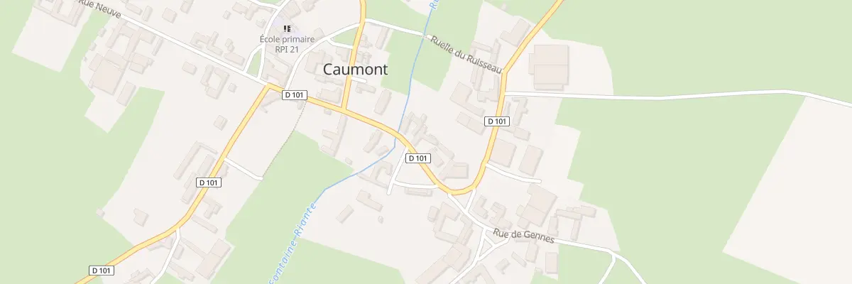 Plan du 6 Rue du Pont à Caumont