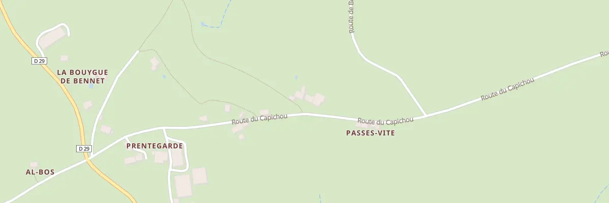 Plan du 365 Rte du Capichou à Sousceyrac-en-Quercy