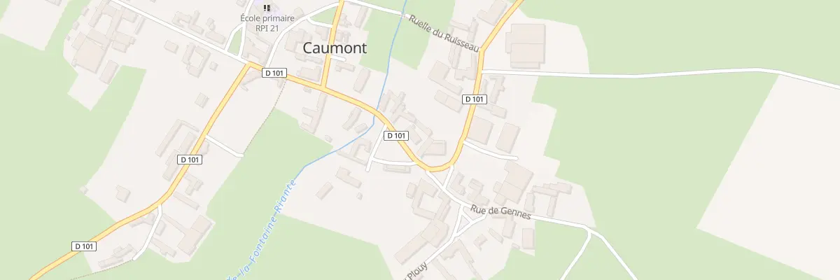 Plan du 8 Rue du Pont à Caumont