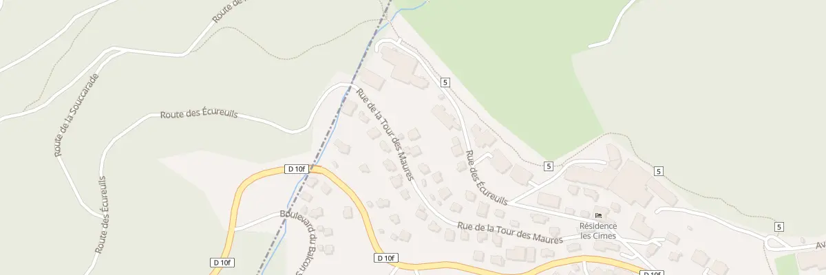 Plan du 13 Rue de la Tour des Maures à Font-Romeu-Odeillo-Via
