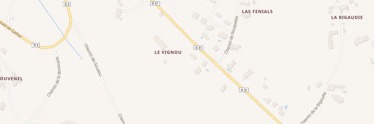 Plan du 38 Rte d’Albi à Villeneuve-sur-Vère