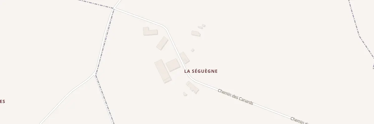 Plan du 3 Che des Canards à Blan