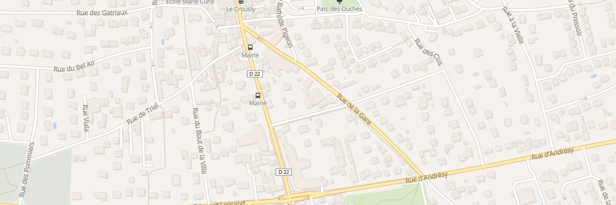 Plan du 5 Rue Désiré Langlois à Chanteloup-les-Vignes
