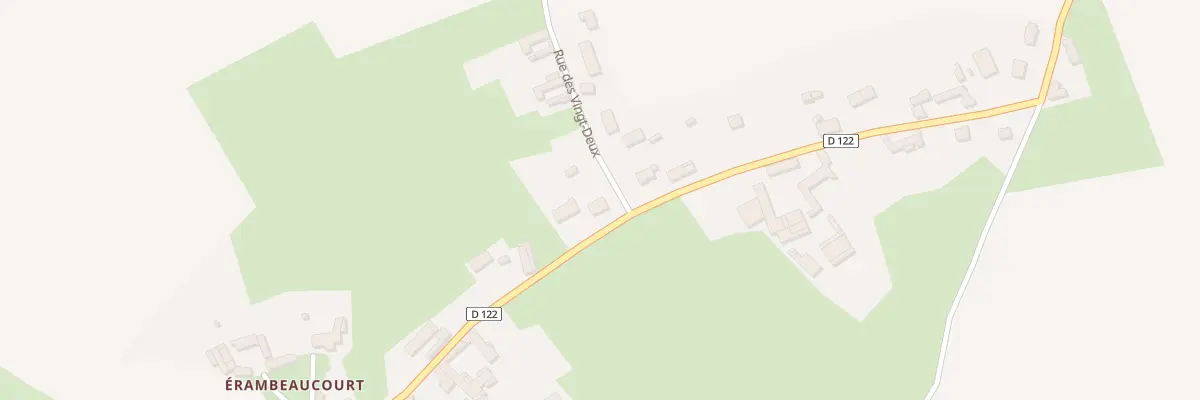 Plan du 20 Rue d’Erambeaucourt au Quesnoy-en-Artois