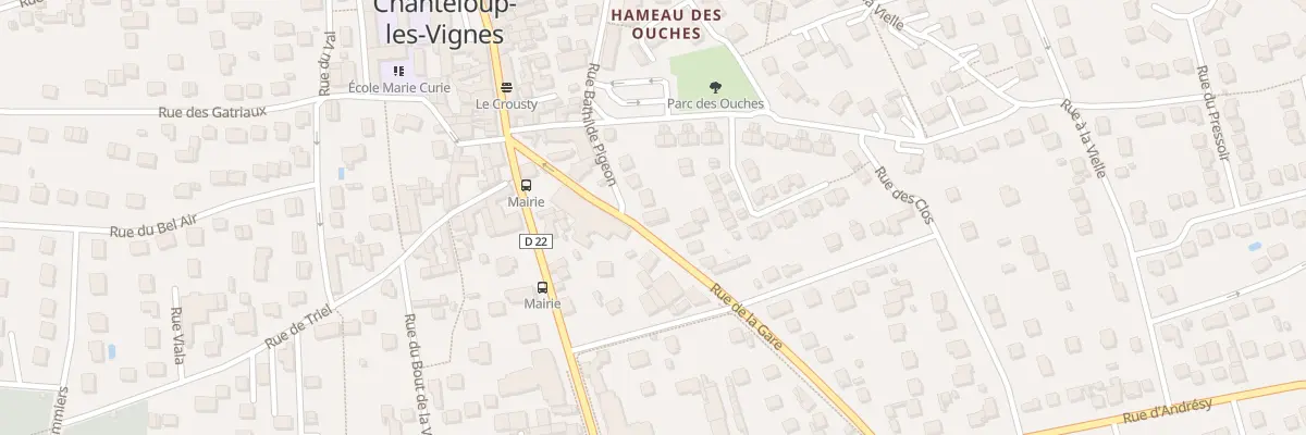 Plan du 11T Rue de la Gare à Chanteloup-les-Vignes