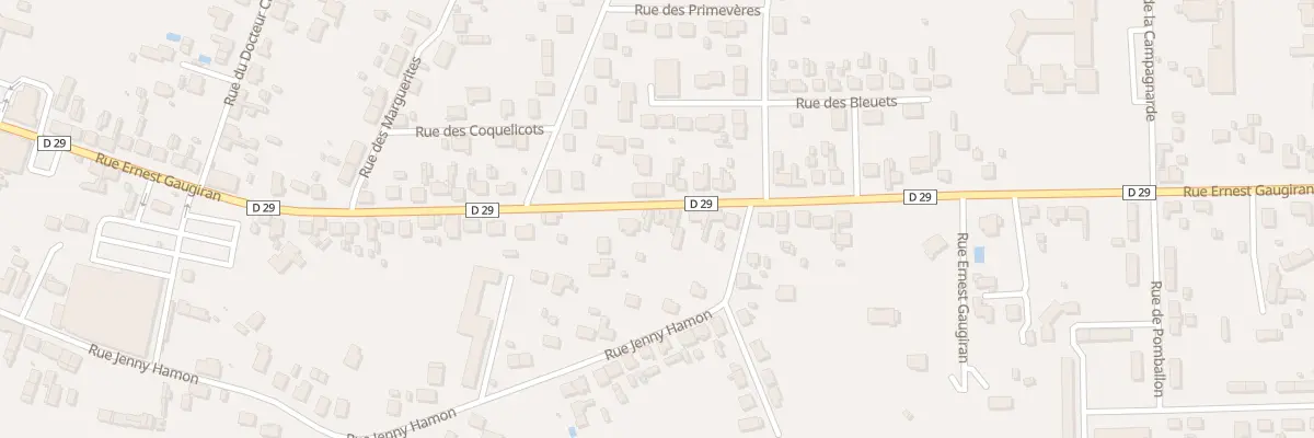 Plan du 64 Rue Ernest Gaugiran à Lamotte-Beuvron