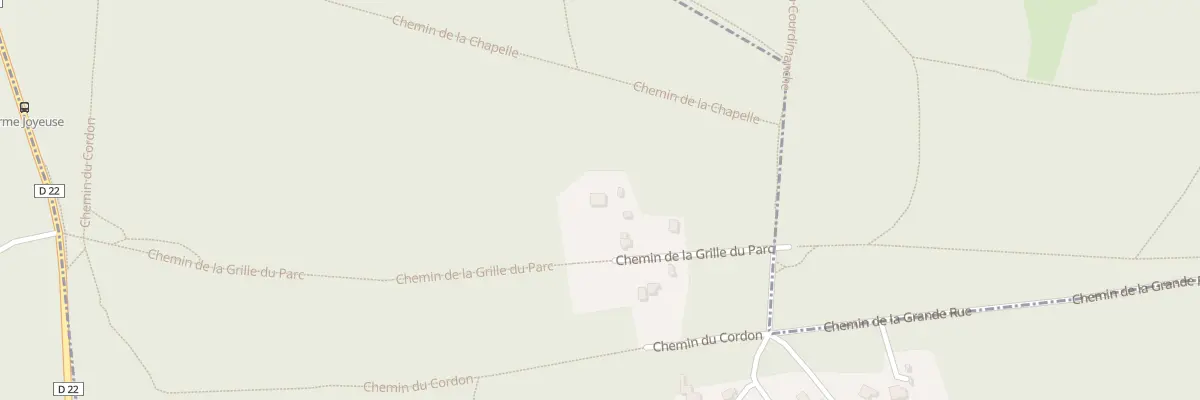 Plan du 10 Che de la Grille du Parc à Chanteloup-les-Vignes