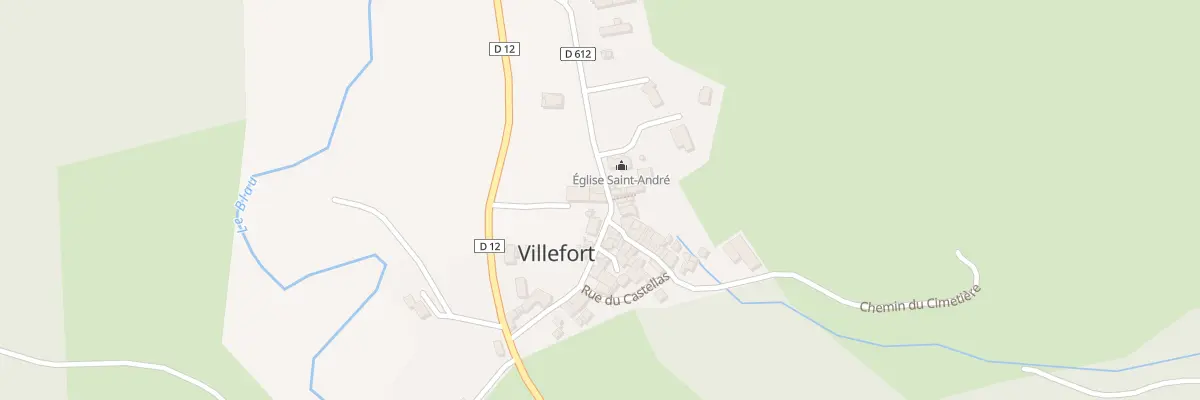 Plan du 20 Le Village à Villefort