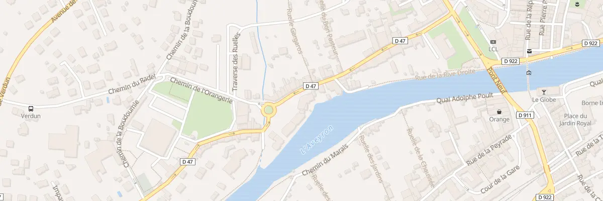 Plan du 31 Rue Sainte Émilie De Rodat à Villefranche-de-Rouergue