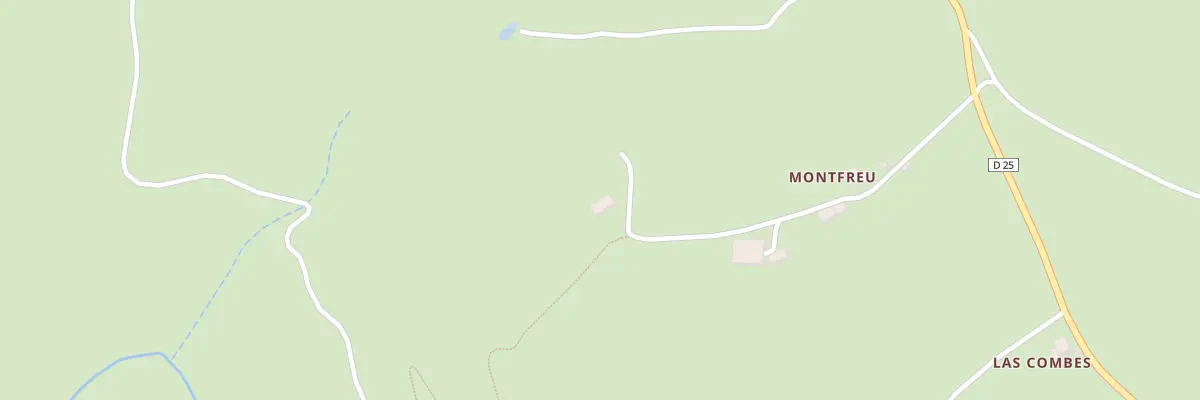 Plan du 320 Che de Montfreu à Sousceyrac-en-Quercy