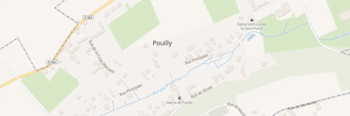 Plan du 32A Pouilly à Pouilly