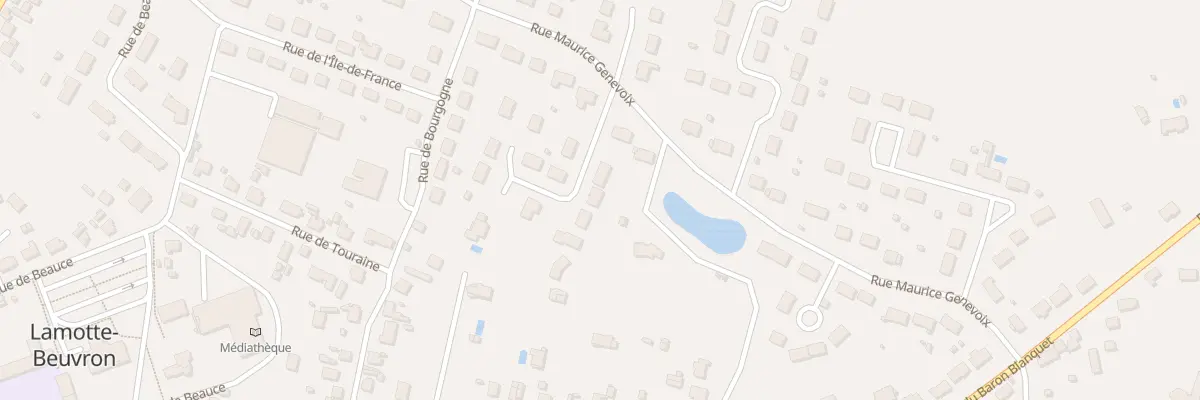 Plan du 3 Imp Alain Fournier à Lamotte-Beuvron