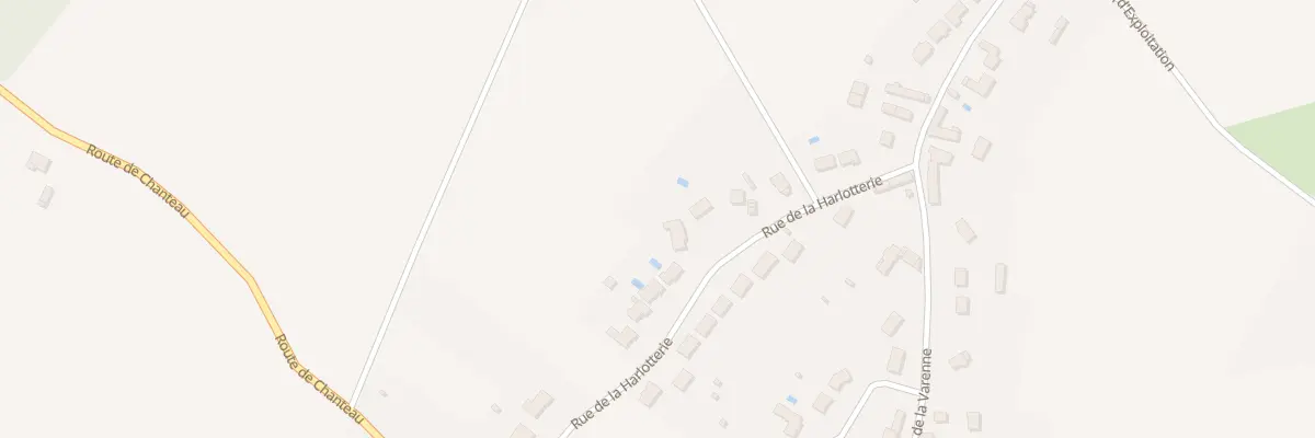 Plan du 25 Rue de la Harlotterie à Rebréchien