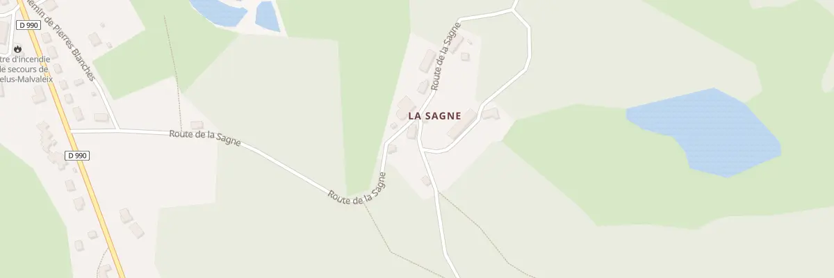 Plan du 4 La Sagne à Châtelus-Malvaleix
