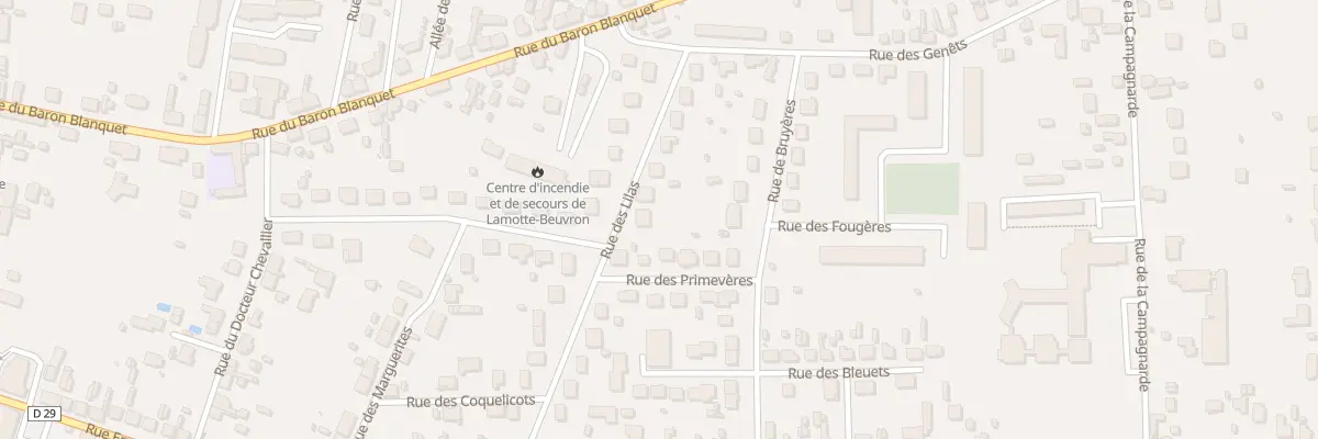 Plan du 16 Rue des Lilas à Lamotte-Beuvron