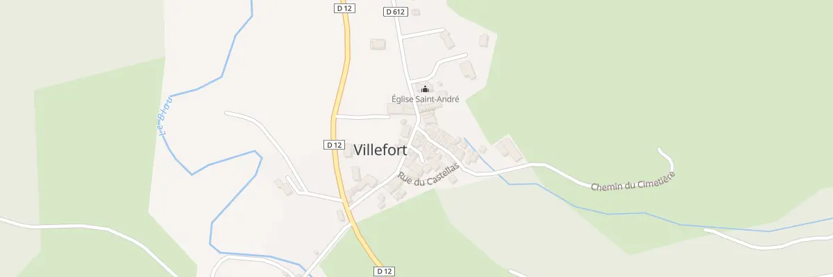 Plan du 13 Le Village à Villefort
