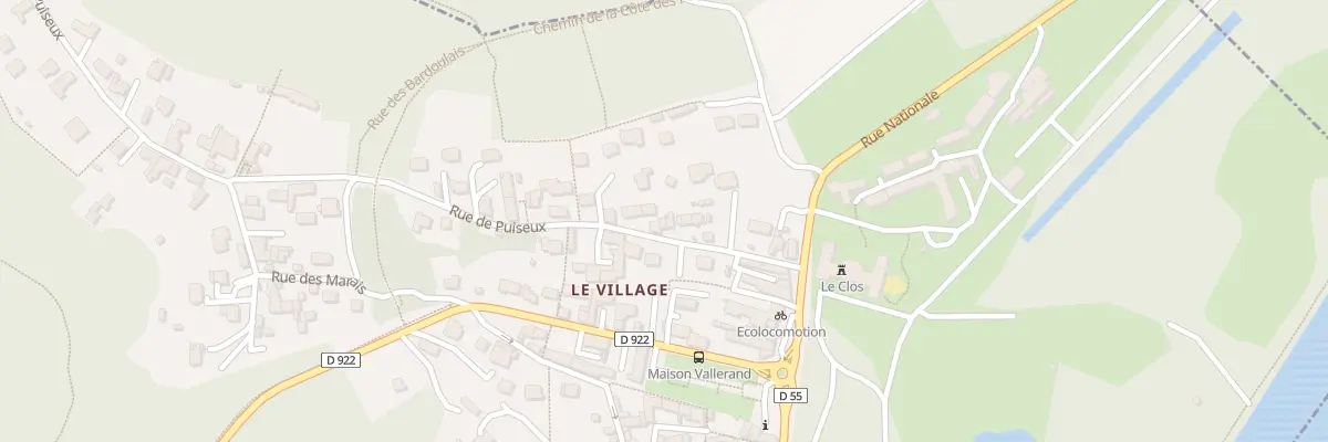 Plan du 12 Rue de Puiseux à Vauréal