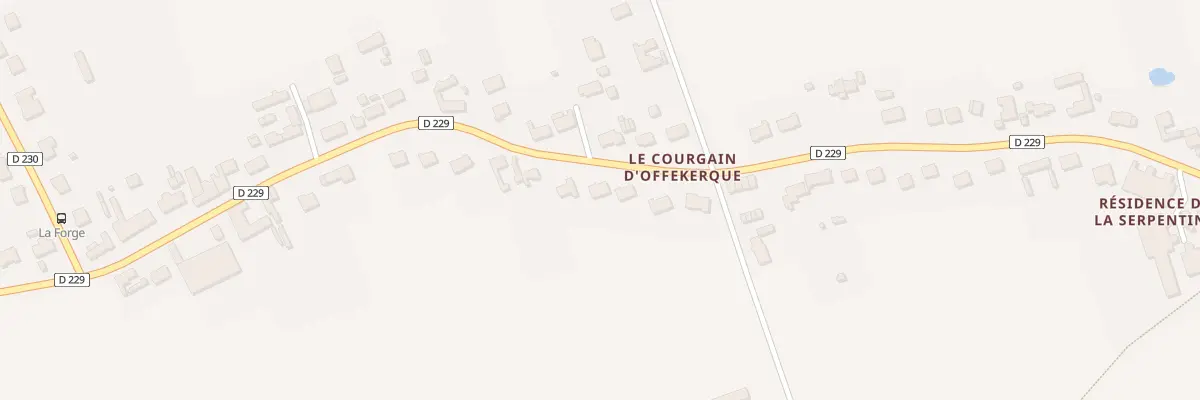 Plan du 35 Rue du Courgain à Offekerque