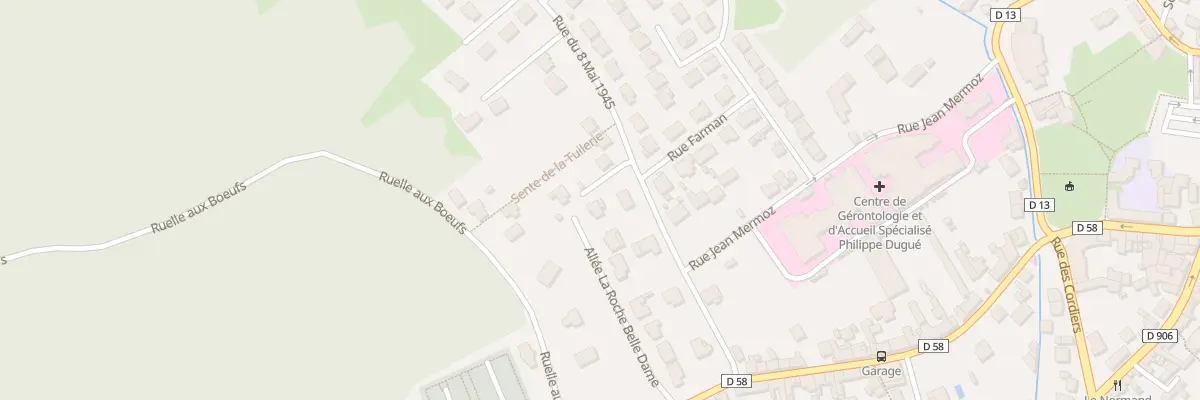 Plan du 7 All de la Roche Belle Dame à Chevreuse