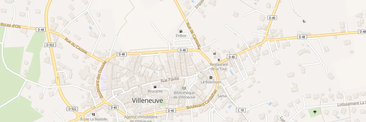 Plan du 5125 Villeneuve à Villeneuve