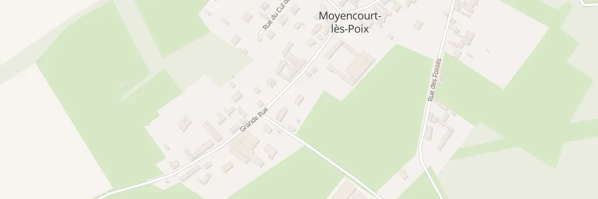 Plan du 25B Gr Grande Rue à Moyencourt-lès-Poix