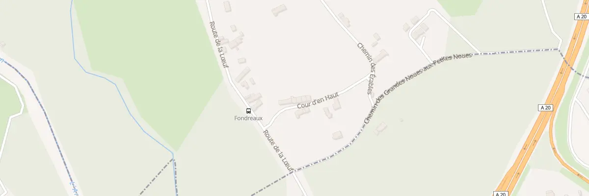 Plan du 5 Cour d’En Haut à Vierzon