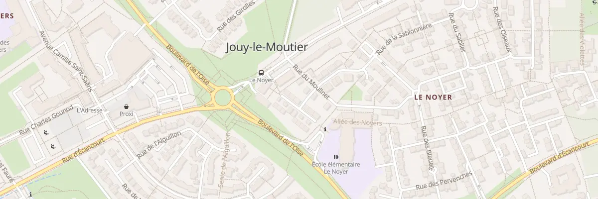 Plan du 22 Rue Narcisse à Jouy-le-Moutier