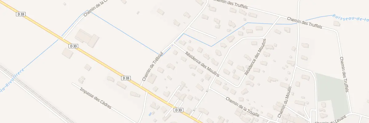 Plan du 4 Rue Résidence des Moulins à Pexiora