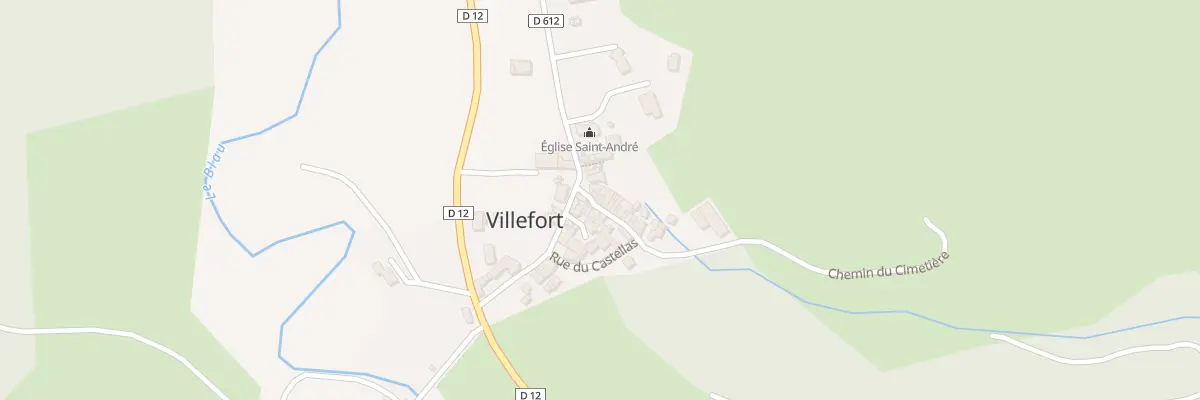 Plan du 11 Le Village à Villefort