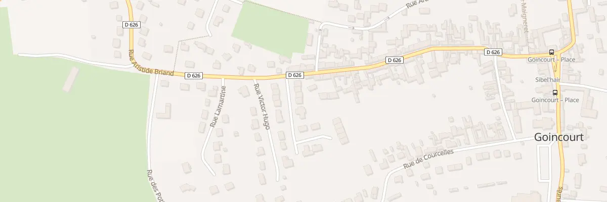 Plan du 7 Rue Anne Jourdain à Goincourt